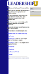 Mobile Screenshot of leaderu.com